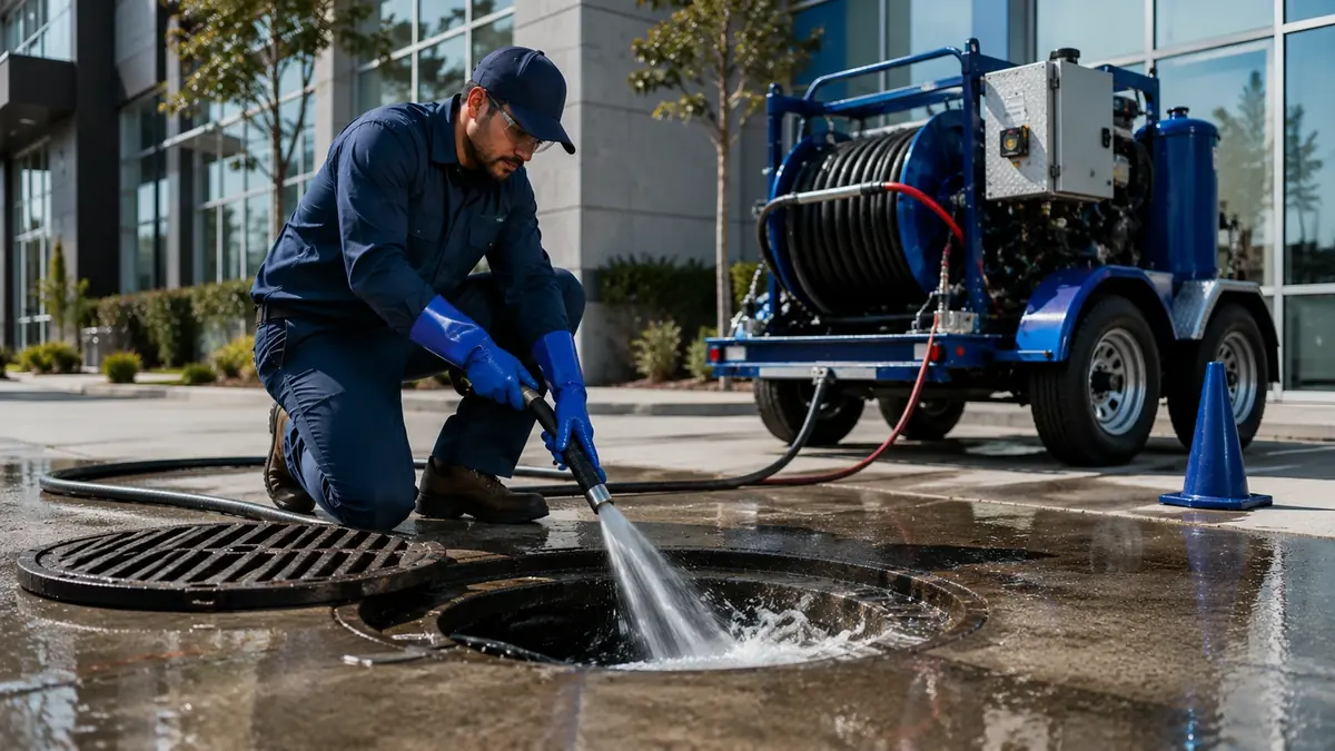 Commercial Hydro Jet Drain Cleaning in Brentwood