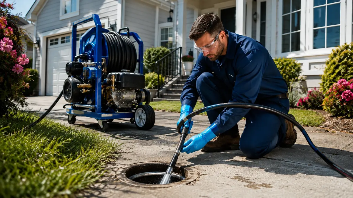 Residential Hydro Jet Drain Cleaning in Brentwood