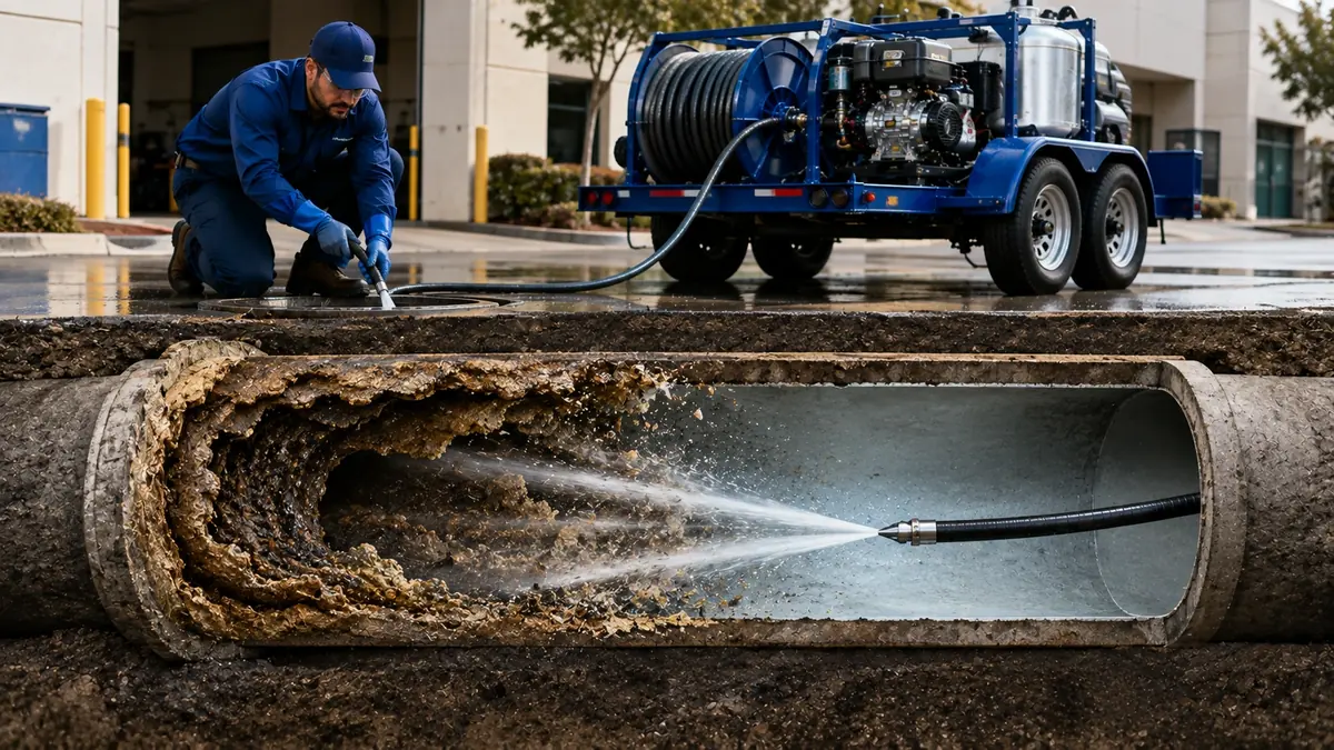Sewer Pipe Descaling in Brentwood